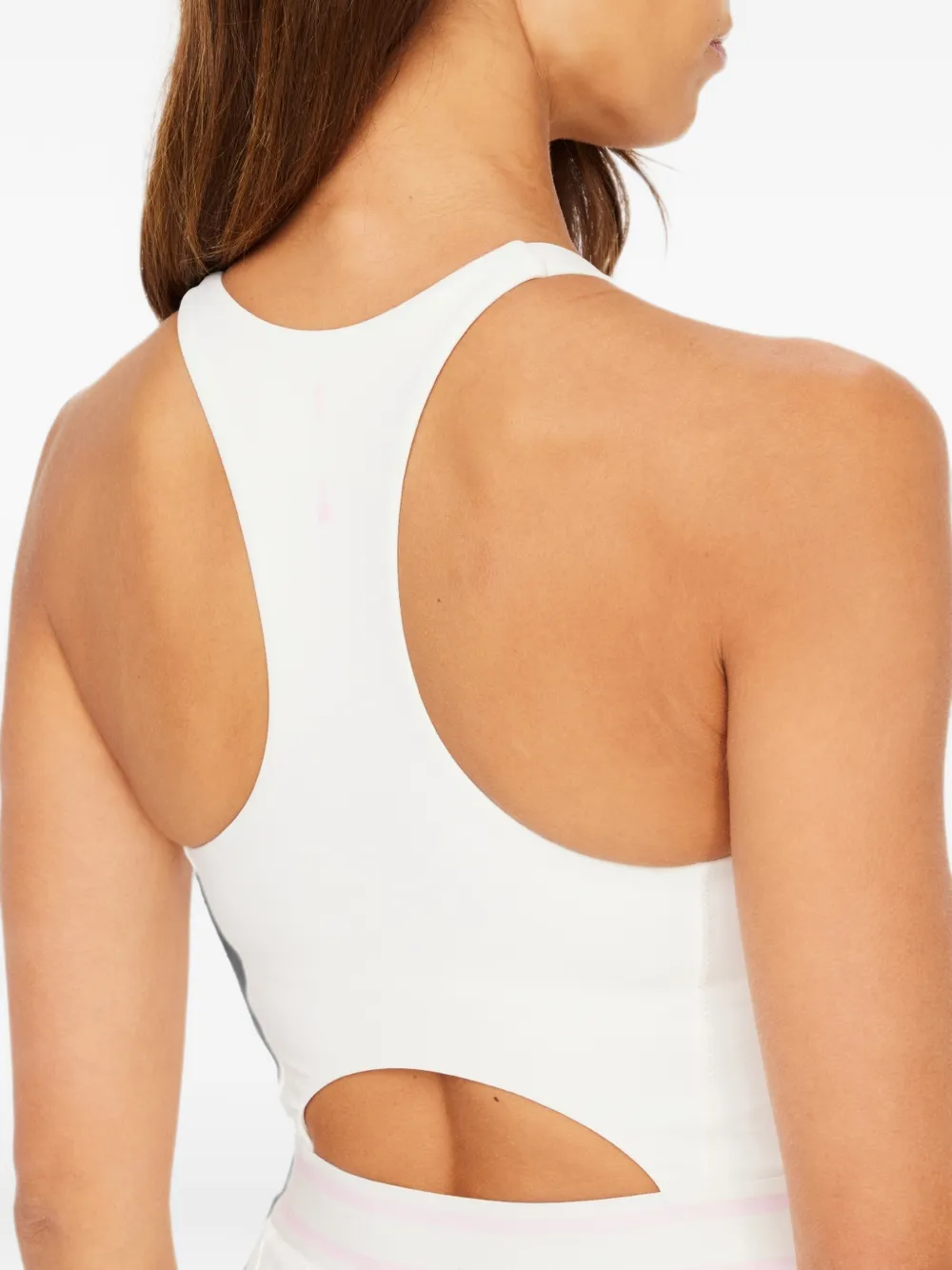 The Upside Kova racerback mini-jurk Wit