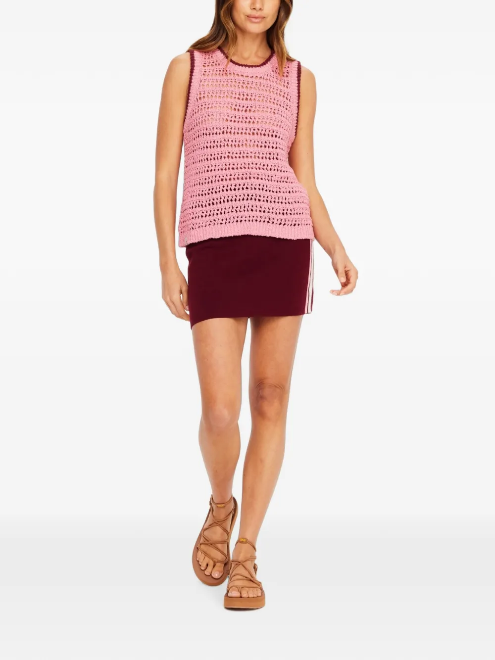 The Upside Bahia Koby gebreide tanktop Roze