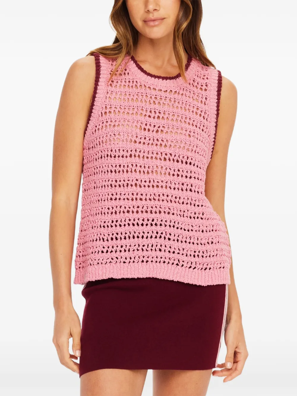 The Upside Bahia Koby gebreide tanktop Roze