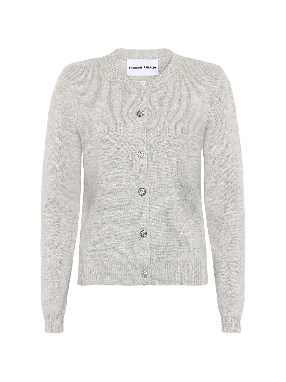 Emerson Renaldi button-fastening knitted cardigan - Grigio