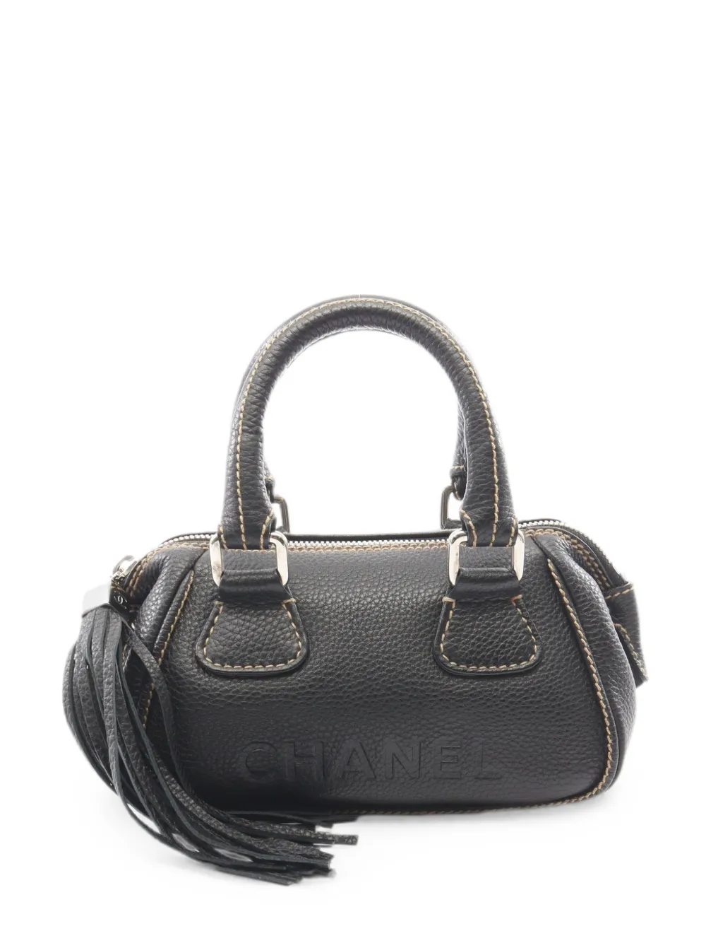CHANEL Pre-Owned 2003-2004 leather handbag - Black