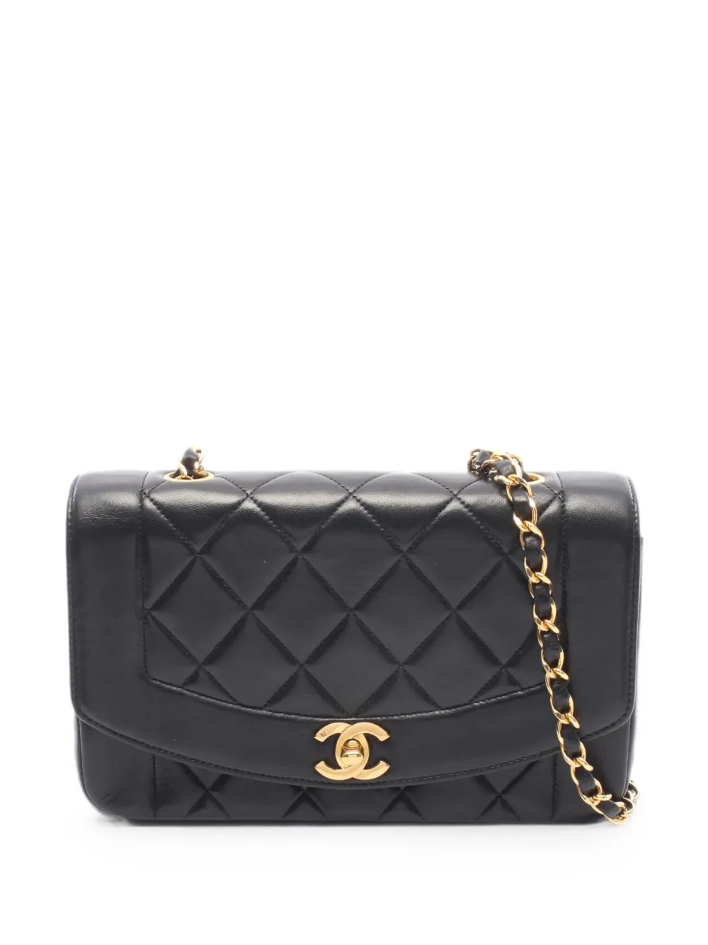 CHANEL Pre-Owned 1996-1997 Diana shoulder bag - Black