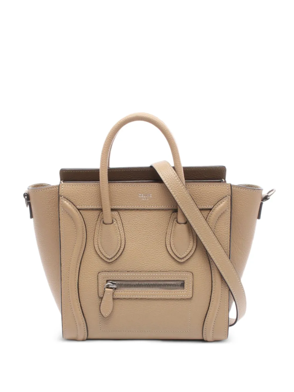 Celine Pre-Owned Nano Luggage tote bag - Neutrals