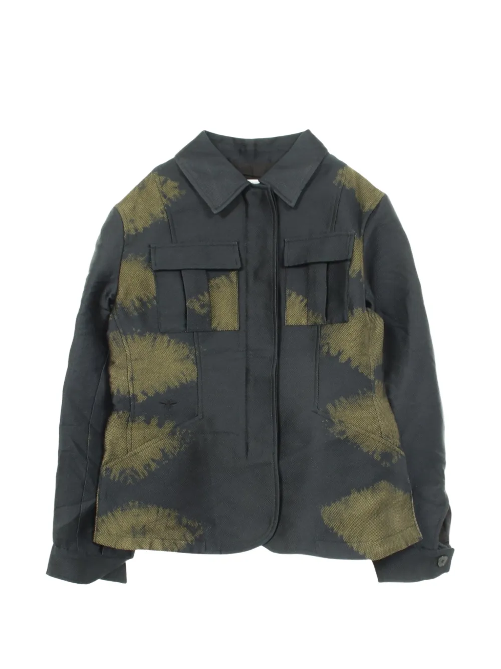 Christian Dior Pre-Owned flap-pockets shirt jacket - Green