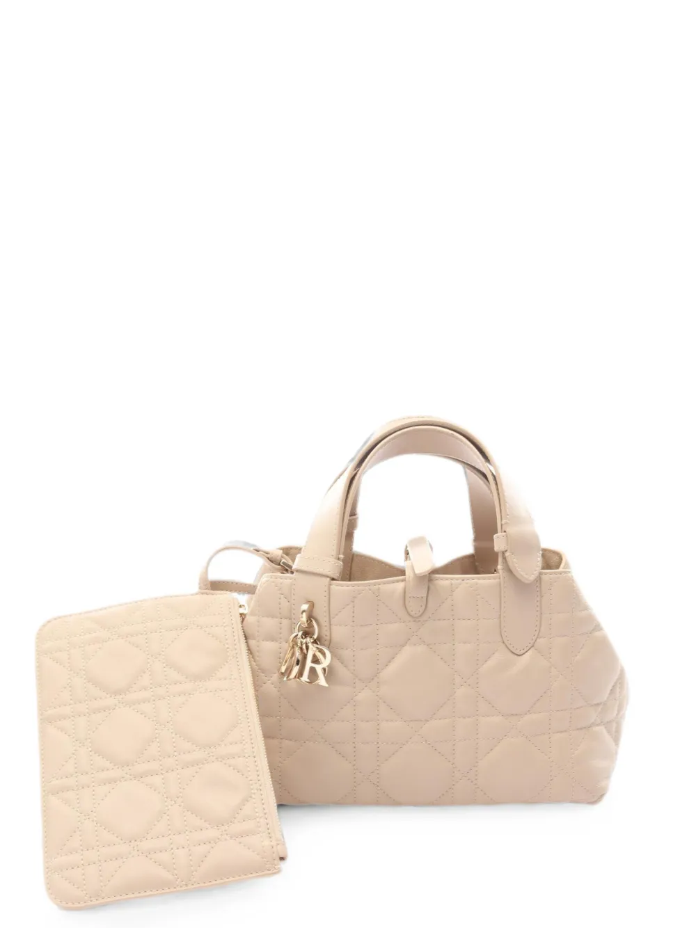 Christian Dior Pre-Owned Toujours Cannage handbag - Toni neutri