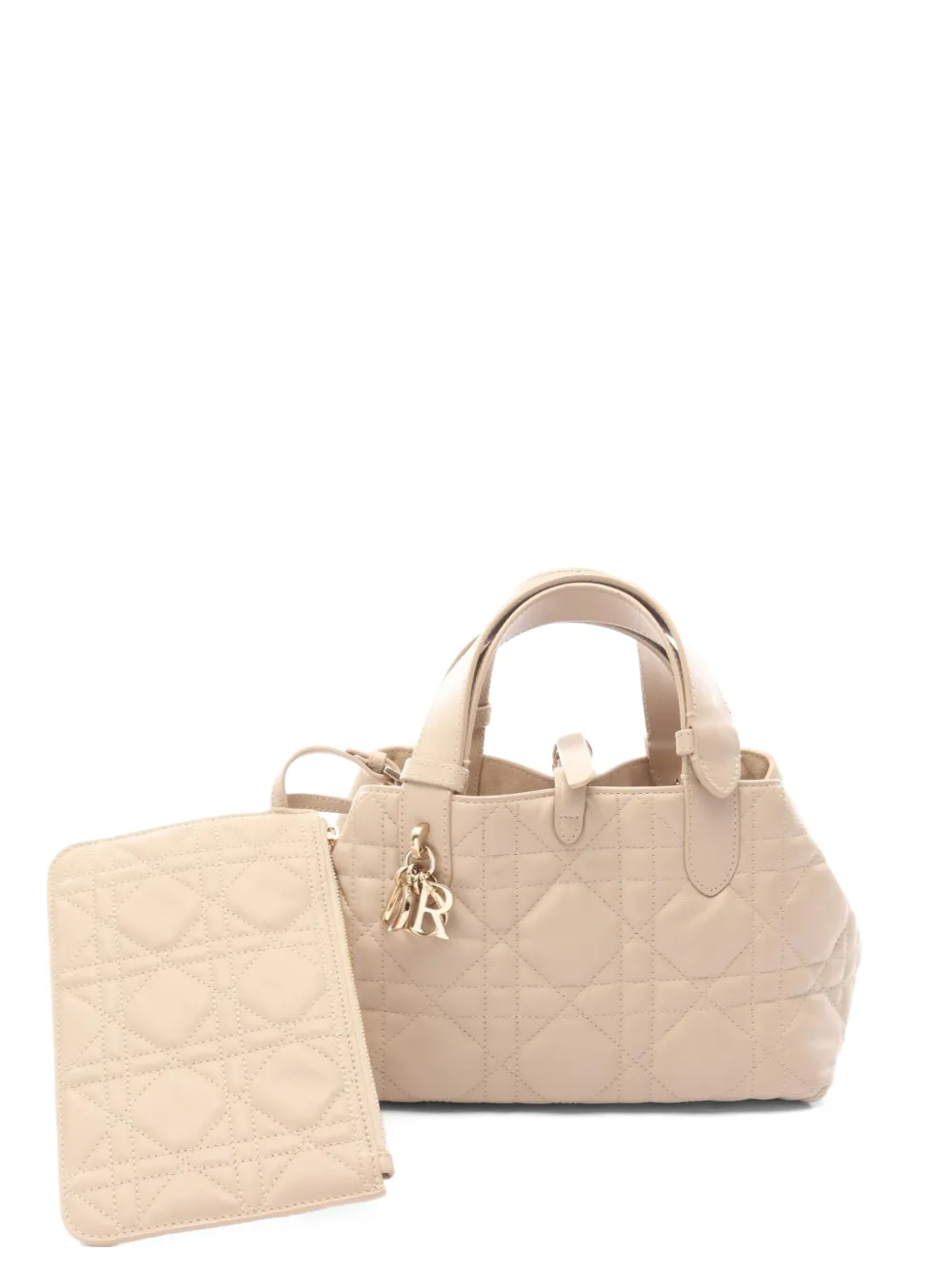 Christian Dior Pre-Owned Toujours Cannage handbag - Toni neutri