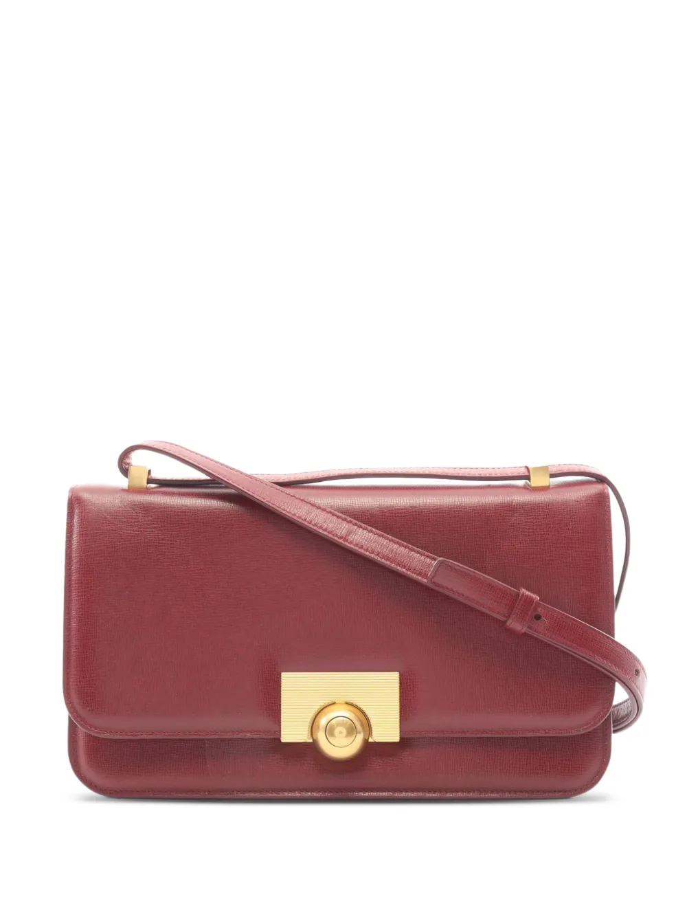 Bottega Veneta Pre-Owned front-flap leather shoulder bag - Rot