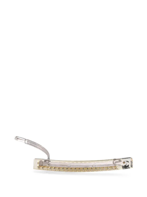 CHANEL Pre-Owned 2005 ココマーク ラインストーン ヘアクリップ