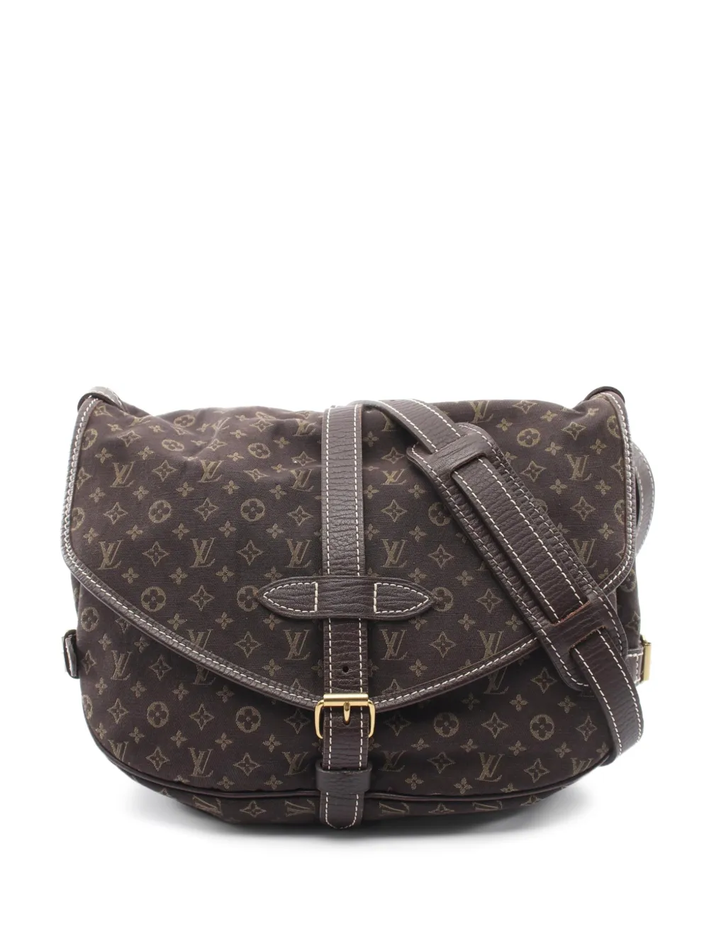 Louis Vuitton Pre-Owned 2007 Saumur Monogram shoulder bag - Braun