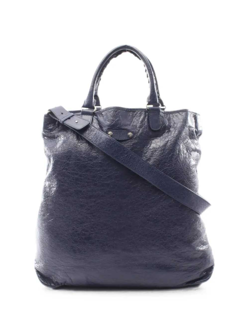 Balenciaga Pre-Owned leather tote bag - Blau