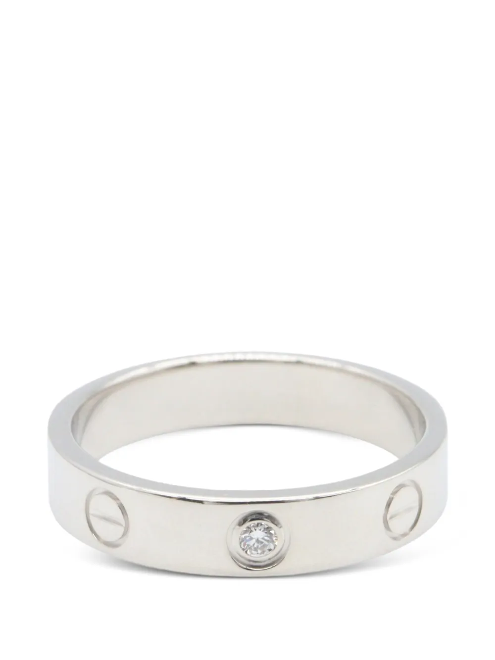 Cartier Anello Love mini con diamanti 2006 - Argento
