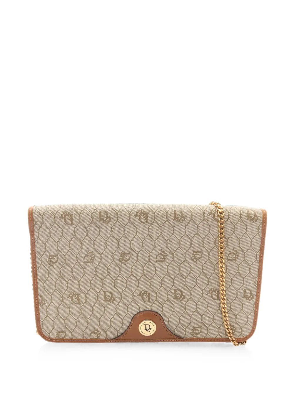 Christian Dior Pre-Owned Honeycomb chain shoulder bag - Toni neutri