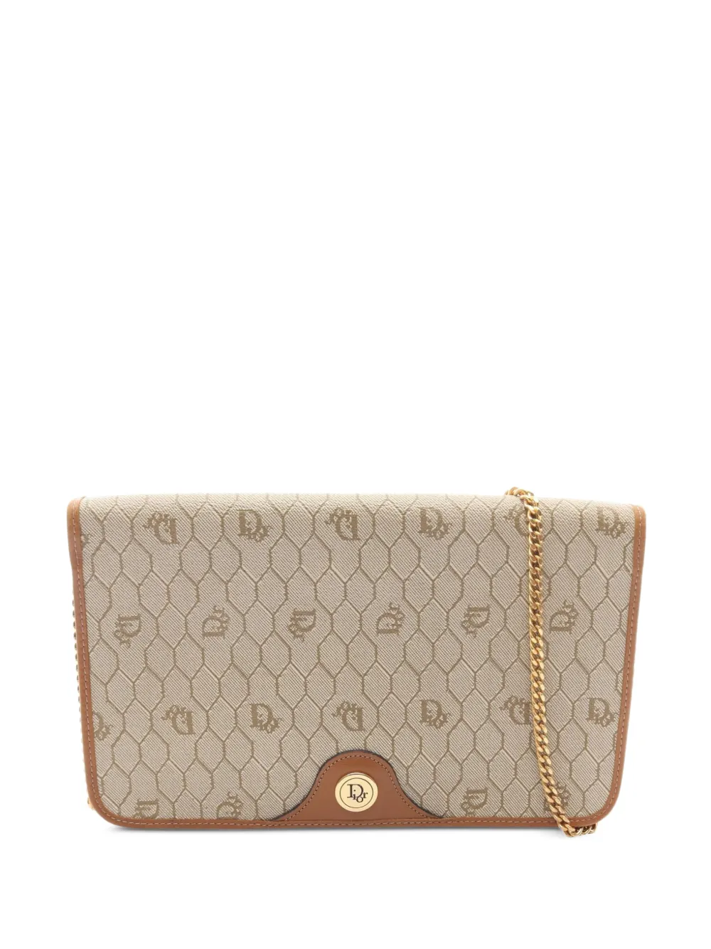 Christian Dior Pre-Owned Honeycomb chain shoulder bag - Toni neutri
