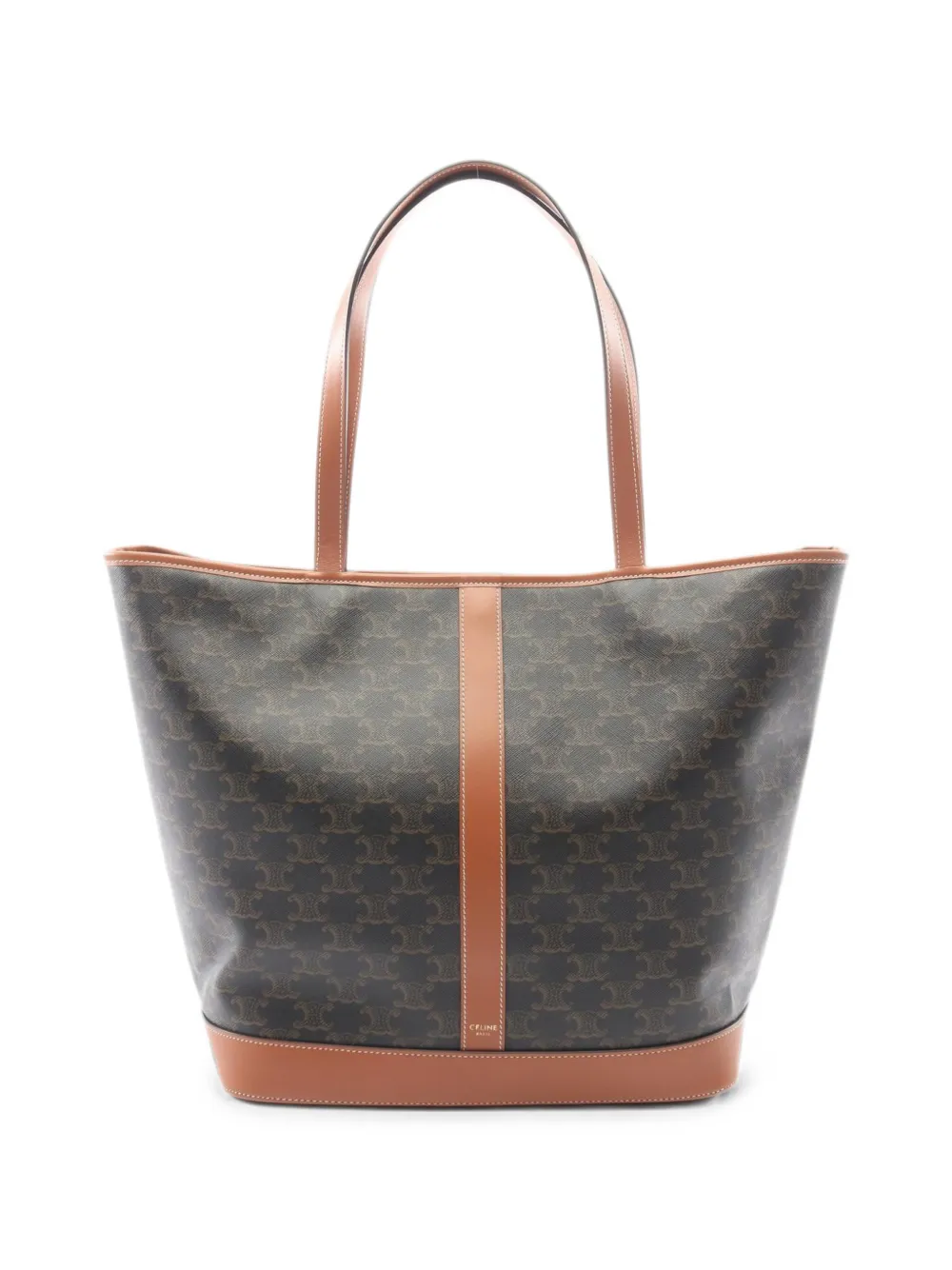Celine Pre-Owned medium Triomphe tote bag - Brown