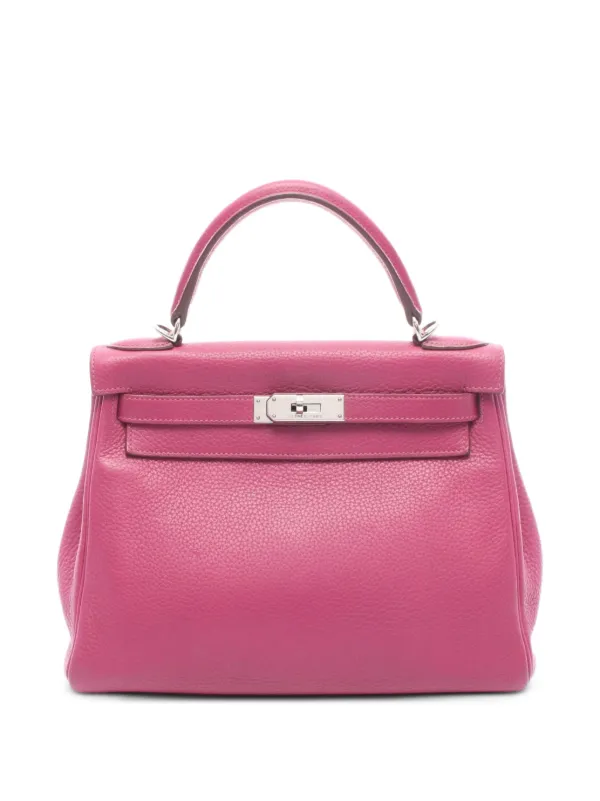 Hermès Pre-owned 2012 Kelly 28 Handbag in Pink