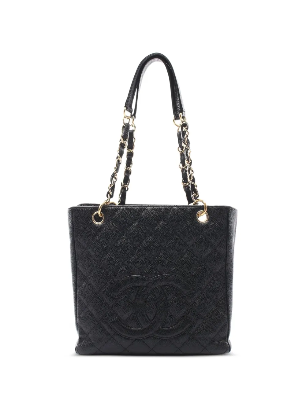 CHANEL Pre-Owned 2003-2004 Matelassé Caviar tote bag - Schwarz