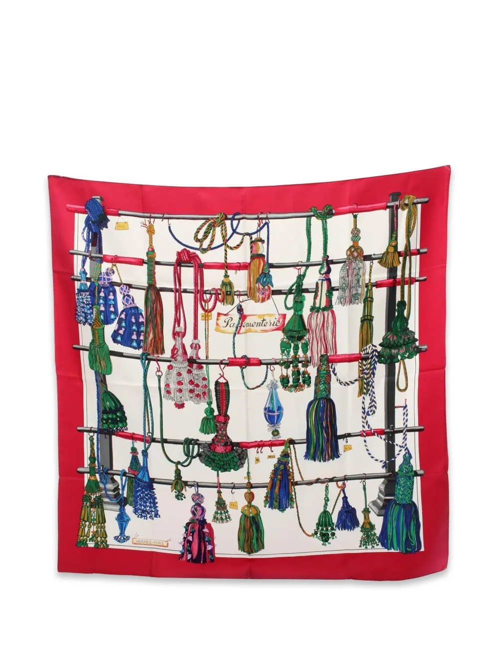 Hermès Pre-Owned 90 Passementerie scarf - Rot