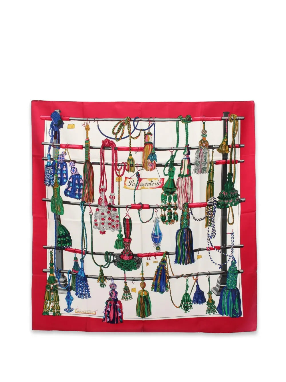 Hermès Pre-Owned 90 Passementerie scarf - Rot