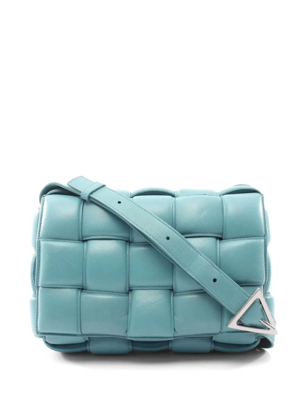 Bottega Veneta Pre-Owned Padded Cassette Intrecciato shoulder bag - Blue