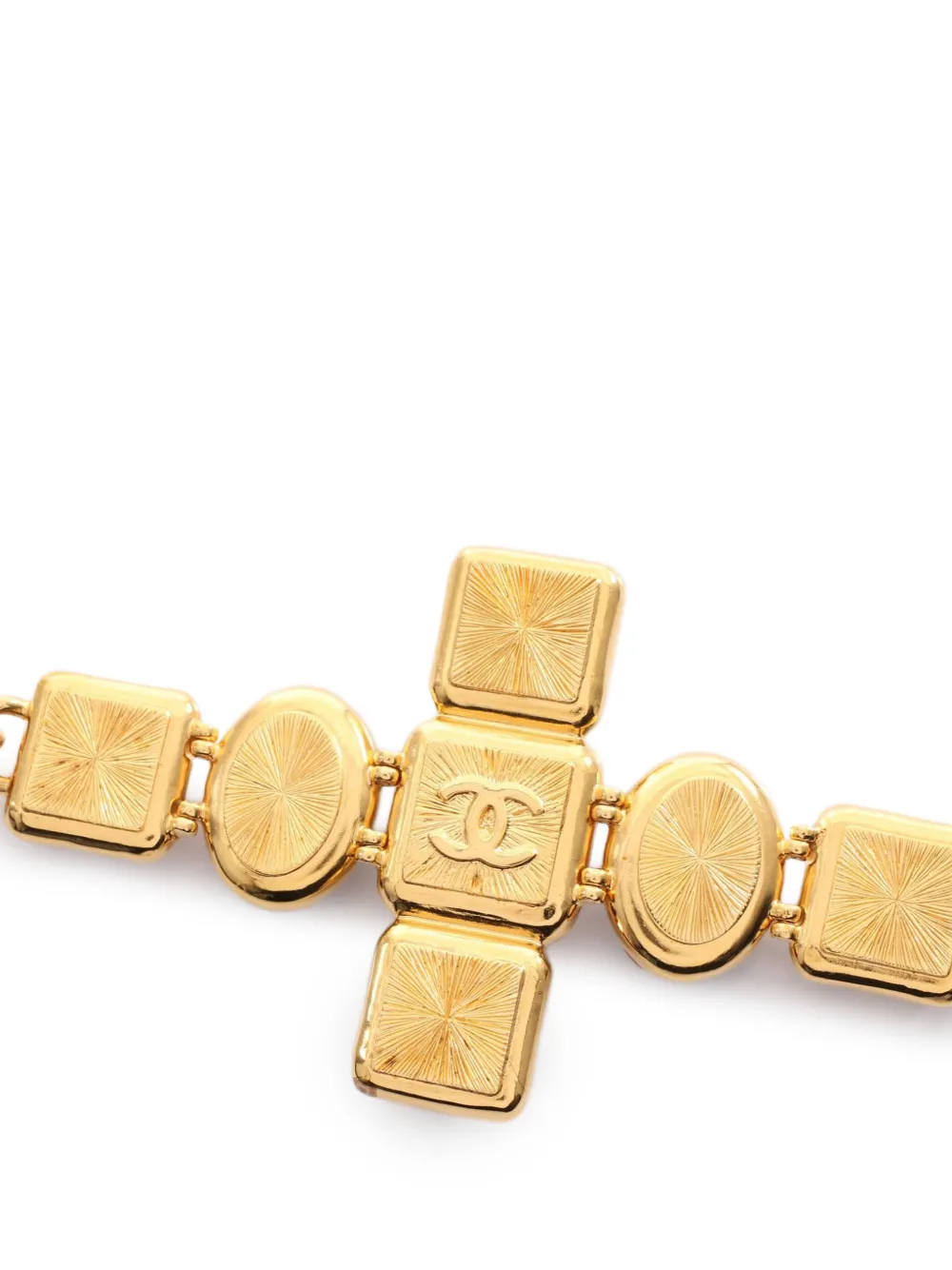 CHANEL Pre-Owned 2020 CC Gripoix bracelet - Oro