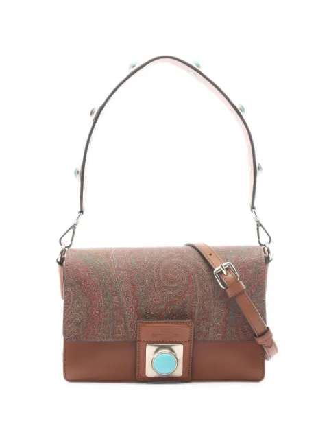 Etro Pre-Owned sac porté épaule à motif cachemire et ornements de pierres