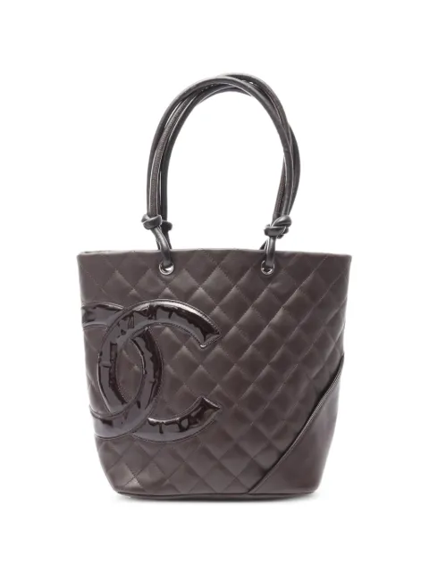 CHANEL Pre-Owned cabas matelassé Cambon Ligne médium (2005-2006)