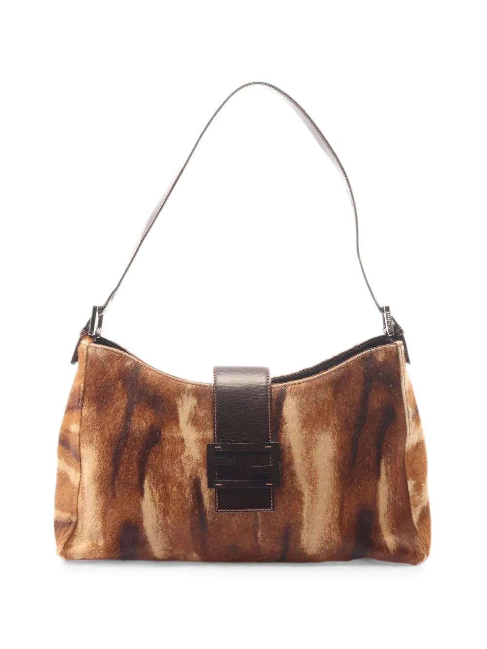 Fendi Pre-Owned animal-print shoulder bag - Toni neutri