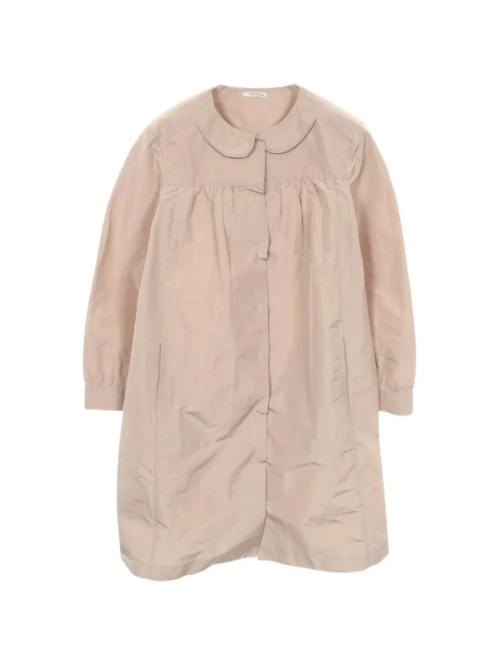Miu Miu Pre-Owned Mantel mit Kragen - Nude