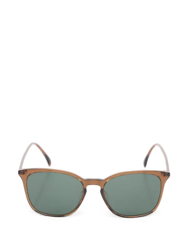 Gucci Pre-owned Logo Wellington Sunglasses in Brown