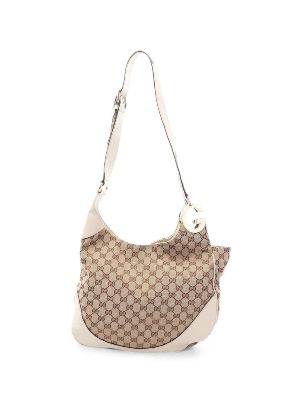 Gucci Pre-Owned Charlotte GG canvas shoulder bag - Toni neutri