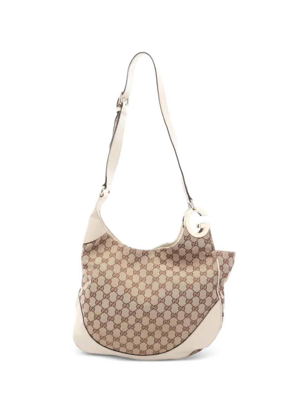 Gucci Pre-Owned Charlotte GG canvas shoulder bag - Nude