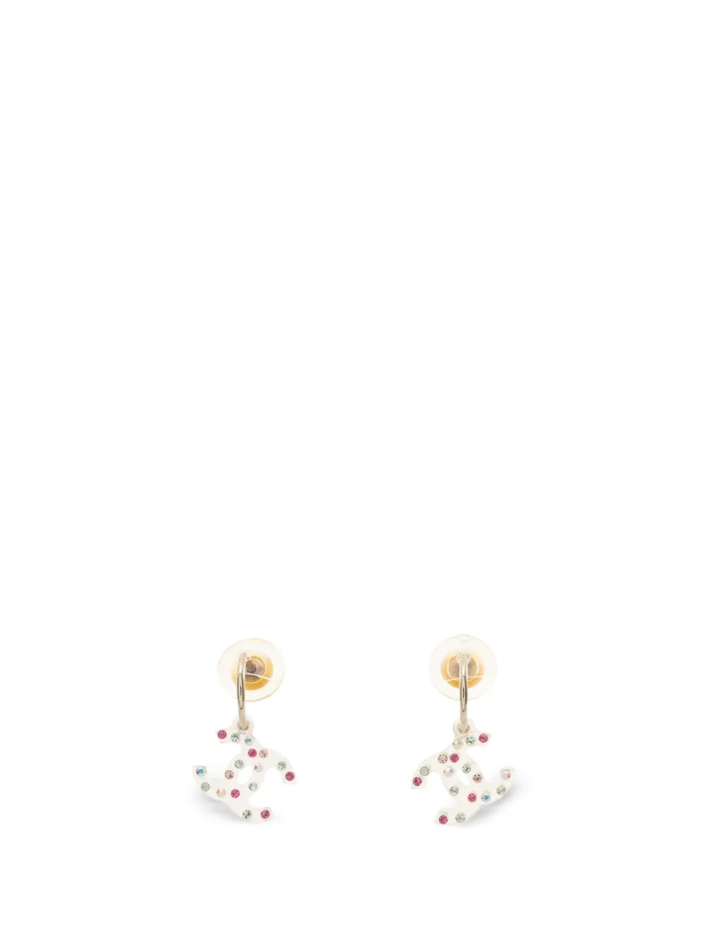 CHANEL Pre-Owned 2004 04A Coco Mark earrings - Oro
