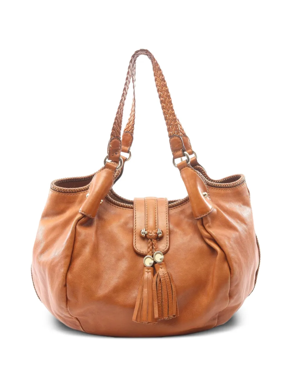 Gucci Pre-Owned Marrakech tassel shoulder bag - Brown