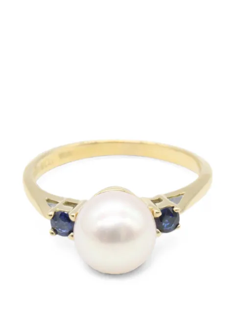 Tiffany & Co. Pre-Owned anillo Pearl con zafiro