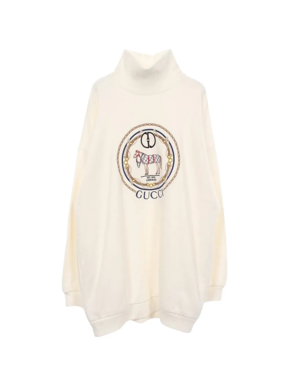Gucci Pre-Owned logo-embroidered sweatshirt - Bianco