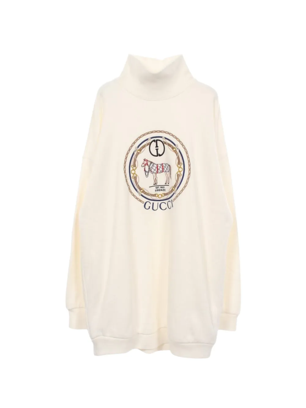 Gucci Pre-Owned logo-embroidered sweatshirt - Weiß