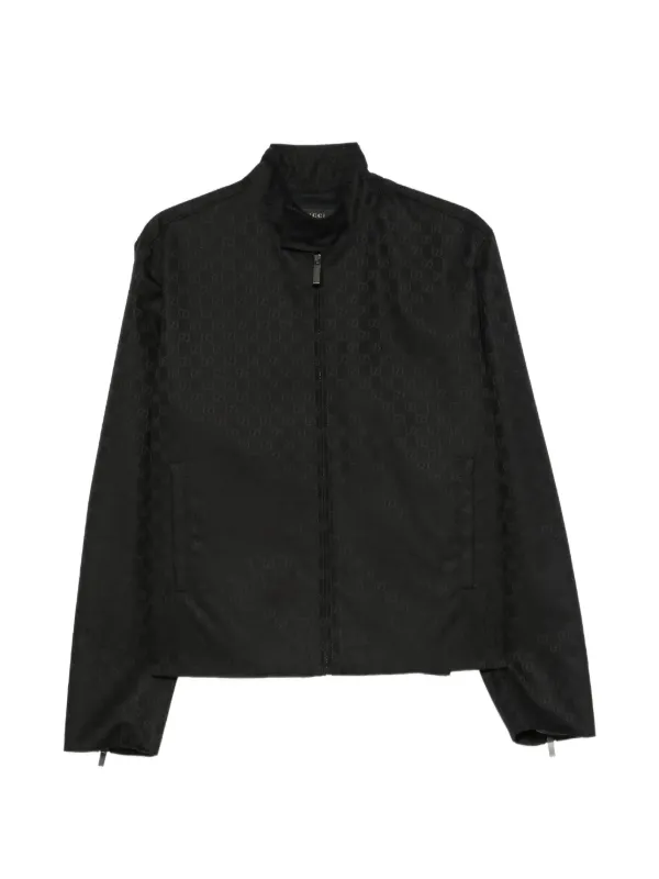 Gucci GG Cotton Canvas Jacket in Black