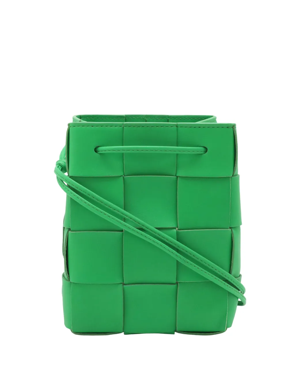 Bottega Veneta Pre-Owned 2021-2026 Small Nappa Maxi Intrecciato Cassette bucket bag - Verde