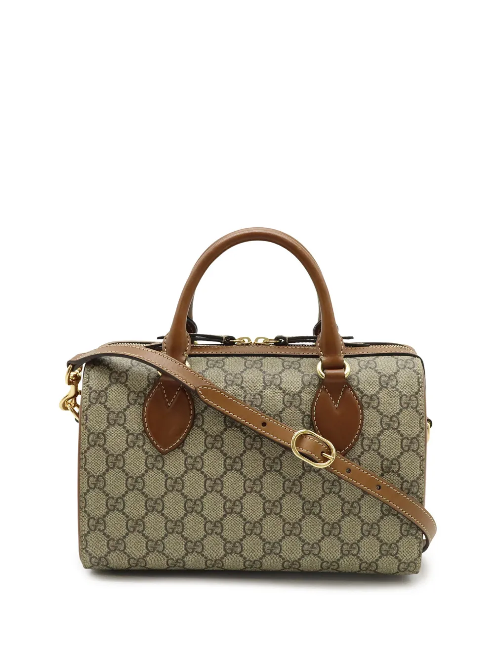 Gucci Pre-Owned 2000-2015 Small GG Supreme Boston Bag satchel - Marrone