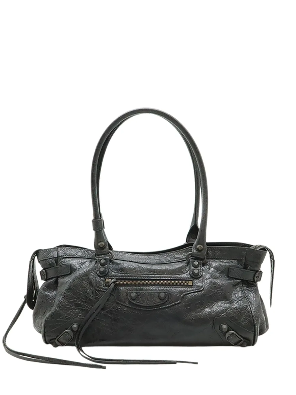 Balenciaga Pre-Owned 2005-2026 Lambskin Le City East West shoulder bag - Nero