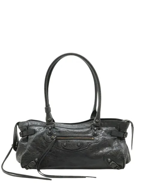 Balenciaga Pre-Owned 2005-2026 Lambskin Le City East West shoulder bag