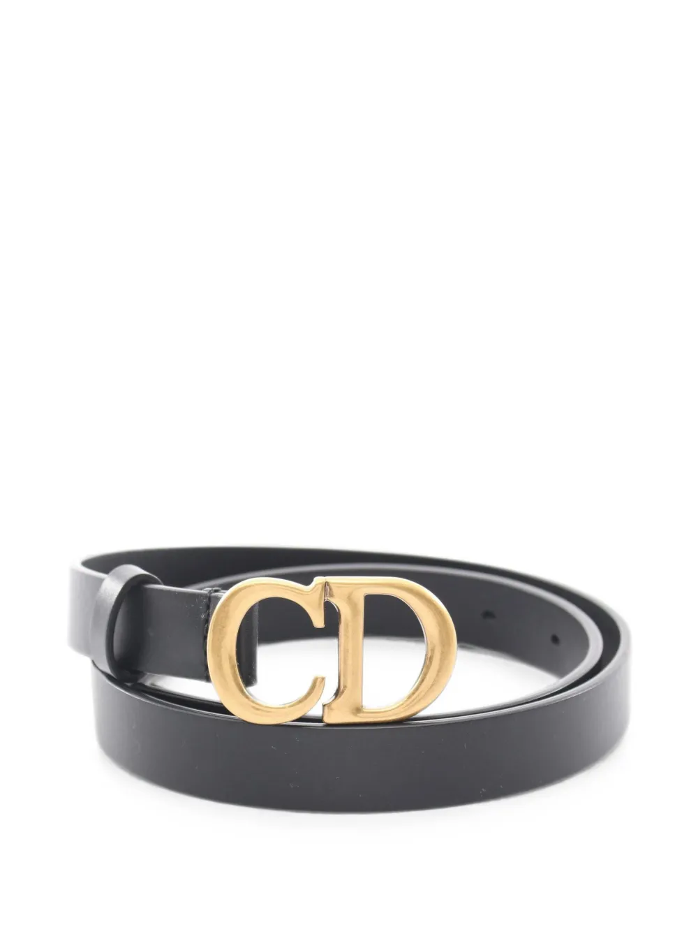 Christian Dior Pre-Owned CD logo buckle belt - Nero