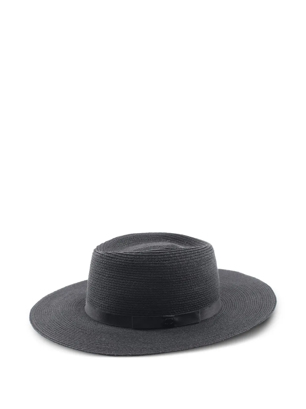 CHANEL Pre-Owned 1986-1988 Coco Mark sun hat - Nero
