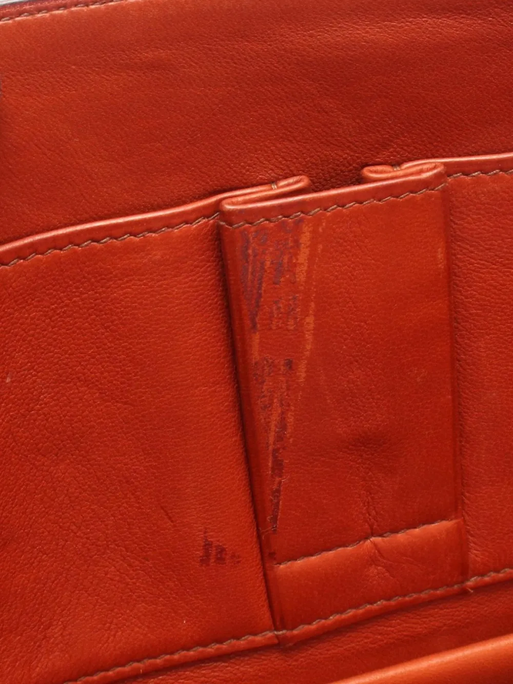 Hermès Pre-owned 1992 Piano Leather Handbag in Brown, view 4