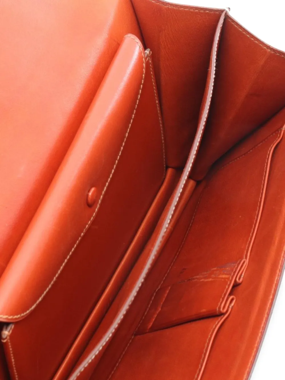 Hermès Pre-owned 1992 Piano Leather Handbag in Brown, view 3