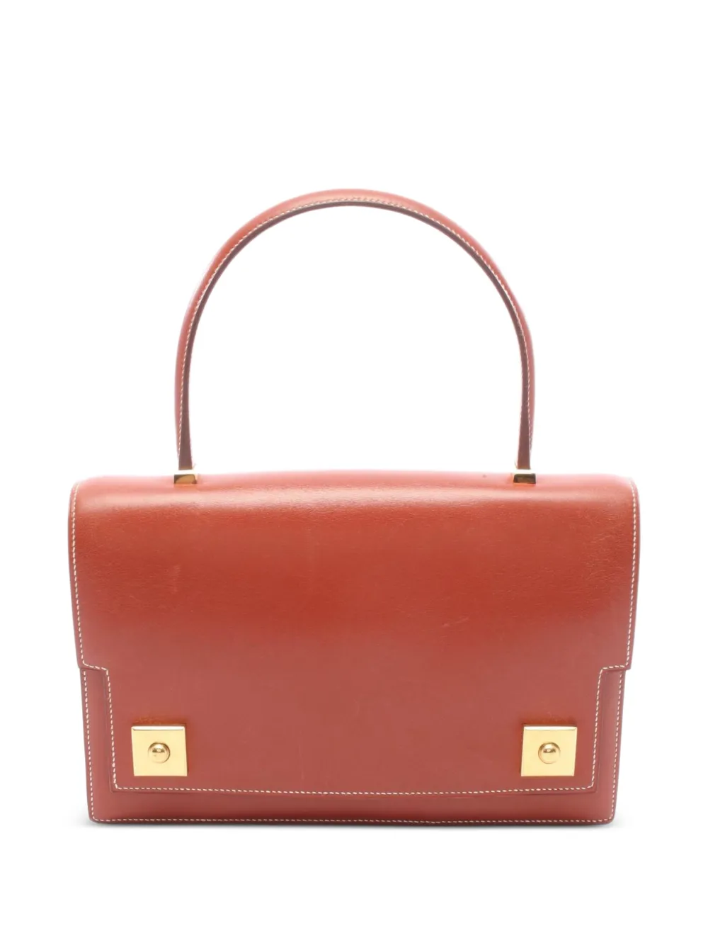 Hermès Pre-Owned 1992 Piano leather handbag - Braun