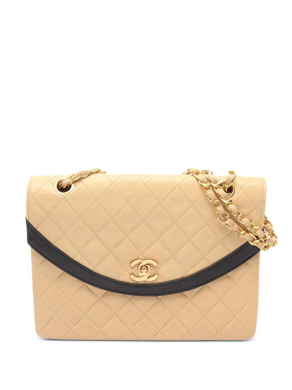 CHANEL Pre-Owned Single Flap quilted shoulder bag - Neutrals