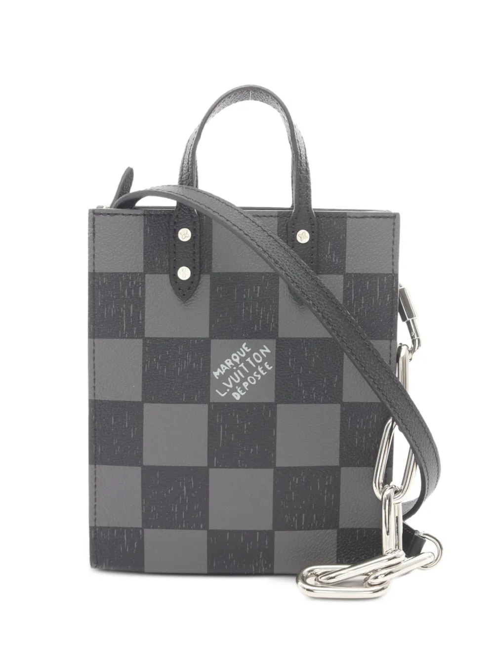 Louis Vuitton Pre-Owned 2021s xs Sac Plat Damier tote bag - Nero