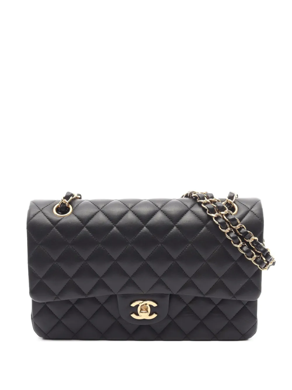 CHANEL Pre-Owned 2017-2018 Double Flap shoulder bag - Black