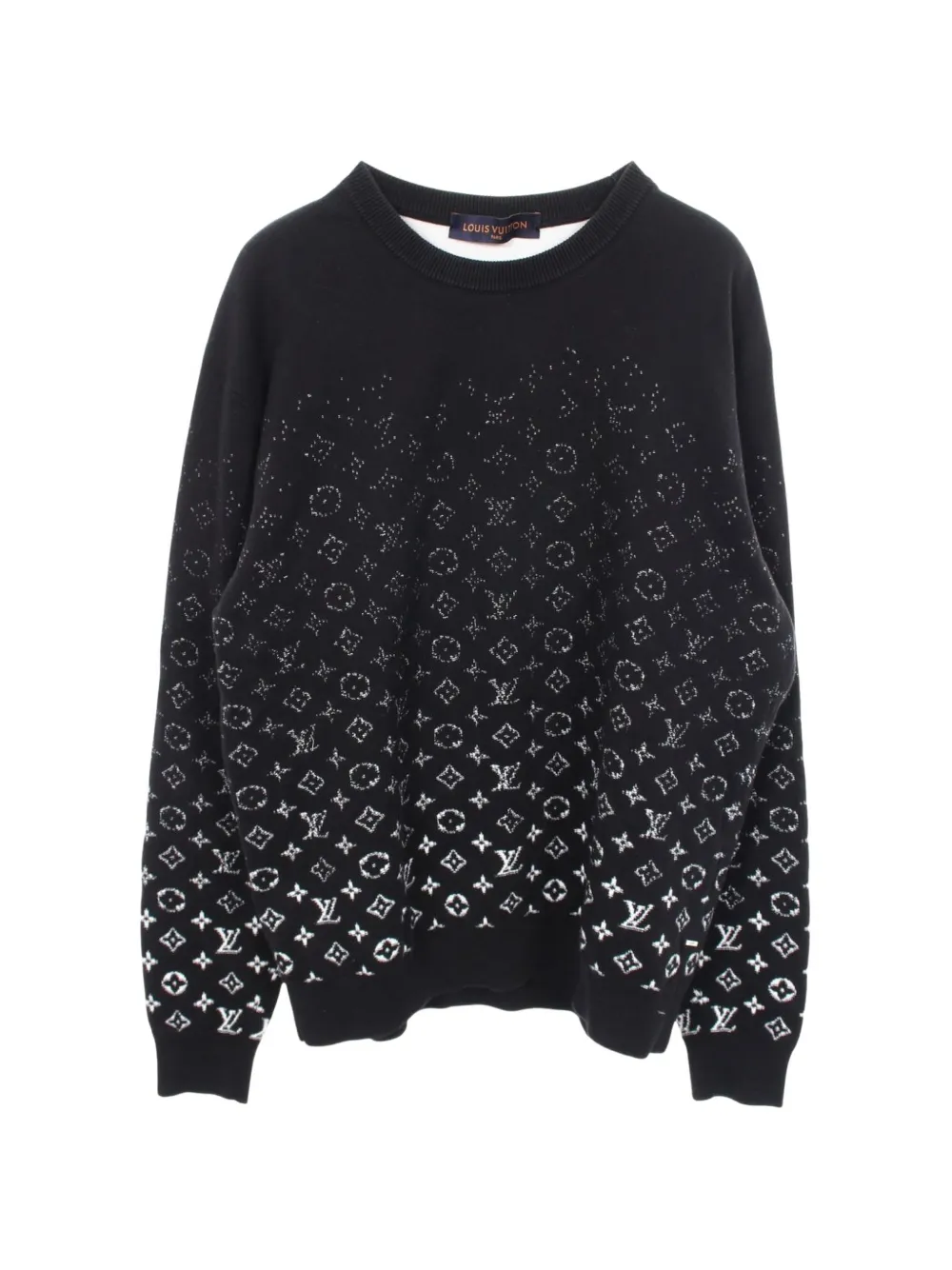 Louis Vuitton Pre-Owned Monogram gradient sweater - Schwarz